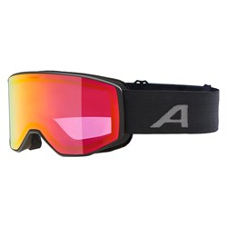 Маска горнолыжная ALPINA Venet Q-Lite Black Matt/Q-Lite Red S2 13283