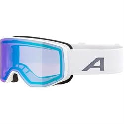 Маска горнолыжная ALPINA Venet Q-Lite White Matt/Q-Lite Blue S2 13285