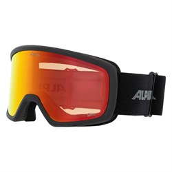 Маска горнолыжная ALPINA Narkoja 2 Q-Lite Black Matt/Q-Lite Red S2 13287