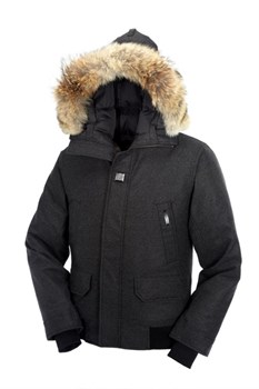 Женская куртка Canada Goose Aosta Bomber, Black Heather - фото 7693