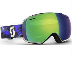 Горнолыжная маска Scott Linx Cosmic Camo Blue / Green Chrome + Light Amplifier - фото 8476