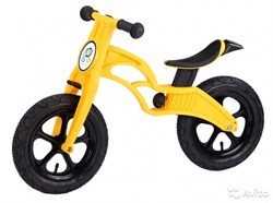 Беговел PopBike Flash Air 12, yellow (распродано) - фото 9187