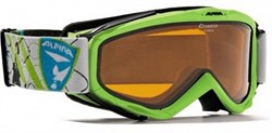 Горнолыжная маска Alpina SPICE Lime DH S2 - фото 9243