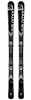 Горные лыжи Salomon E X-DRIVE 7.5 + E LITHIUM 10 W White/TQ L80, BLACK/Blue (распродано) - фото 9982