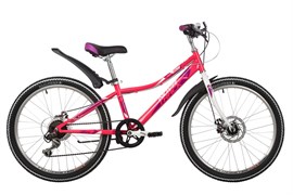 Велосипед NOVATRACK  24" ALICE стальная рама,  розовый
