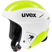 Горнолыжный шлем UVEX RACE+ white lime
