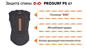 Защита спины (жилет) PROSURF PS07 GILET DORSAL BACK VEST