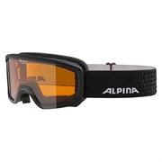 Горнолыжная маска Alpina Scarabeo Jr. Black Matt/Orange S2