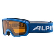 Горнолыжная маска Alpina Scarabeo Jr. Light blue Matt/Orange S2