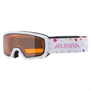 Горнолыжная маска Alpina Scarabeo Jr. White-Rose Matt/Orange S2