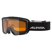 Горнолыжная маска Alpina Scarabeo S	Black Matt/Orange S2