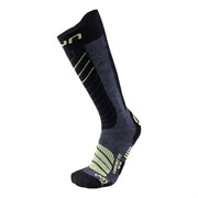 Носки UYN COMFORT FIT MEN'S SKI SOCKS  Medium Grey Melange/Lime