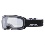 Маска горнолыжная   ALPINA Nakiska Black Matt/Clear S0