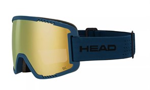 Горнолыжная маска HEAD CONTEX PRO 5K petrol /gold 12987