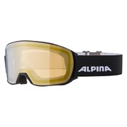 Маска горнолыжная ALPINA Nakiska Q-Lite Black Matt/Q-Lite Gold S1 12999