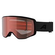 Маска горнолыжная фотохром ALPINA Venet V Black Matt/V Red S1-S3 13284