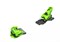 Горнолыжные крепления ATTACK 14 GW BRAKE 110 Green 12994