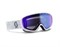 Женская горнолыжная маска Scott Dana white-silver/illuminator blue chrome - фото 7467
